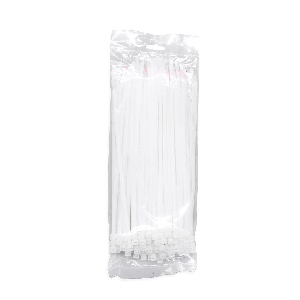 เคเบิ้ลไทร์(Giantlok) ขาว 8" (PK100) [10PK/Bag]