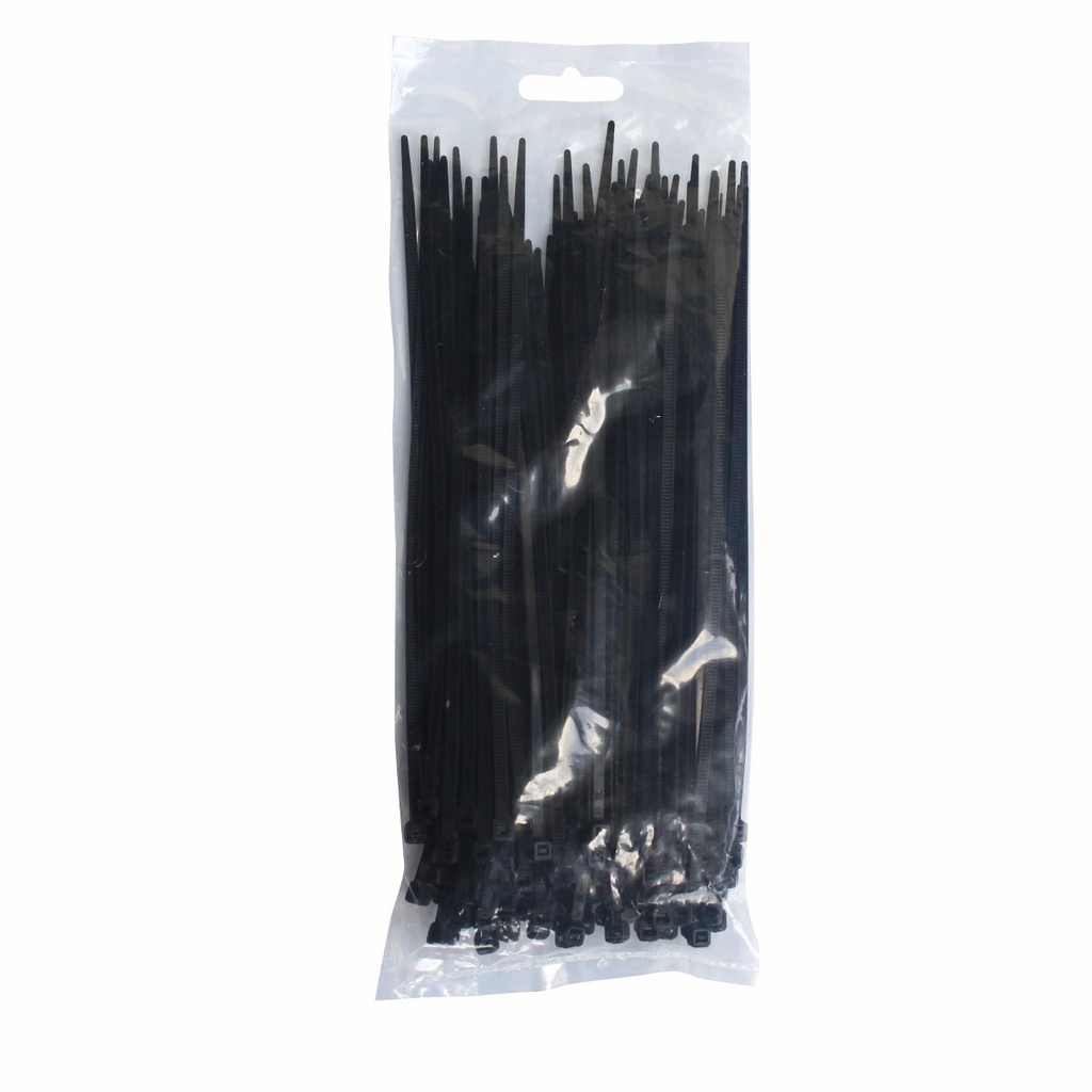 เคเบิ้ลไทร์(Caskom) ดำ 8"*3.6*200mm (PK100) [220PK/CT]