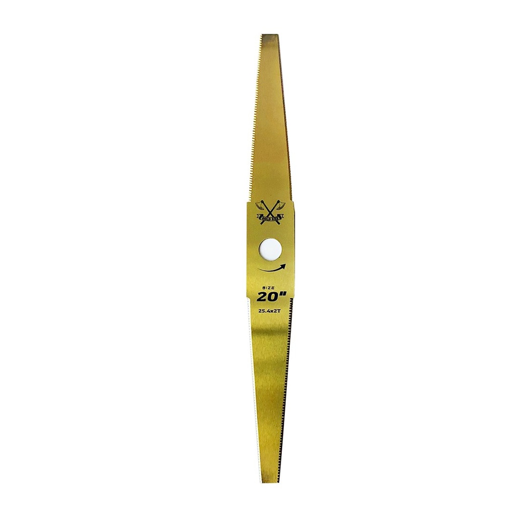 ใบมีด-ตัดข้าวดีด2mm-ฟันหยัก(GOLD AXE) เกรดใบเลื่อย 188029 20" [50EA/CT]