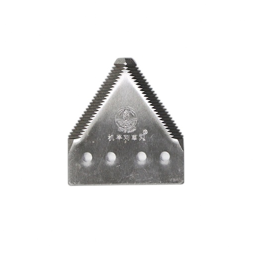 [10350087] ใบมีด-สามเหลี่ยม(เกี่ยวข้าว)(ดอกบัว) TA-1 เงิน [10EA*10Box/CT]